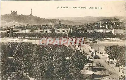 Ansichtskarte AK Lyon - Pont Morand -Quai de Retz