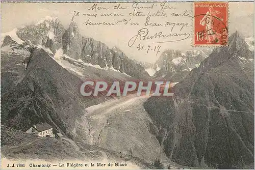 Cartes postales Chamonix - La Flegere et la Mer de Glace