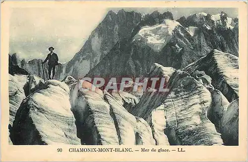 Cartes postales Chamonix -Mont-Blanc - Mer de Glace