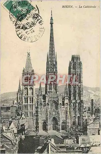 Cartes postales Rouen - La Cathedrale