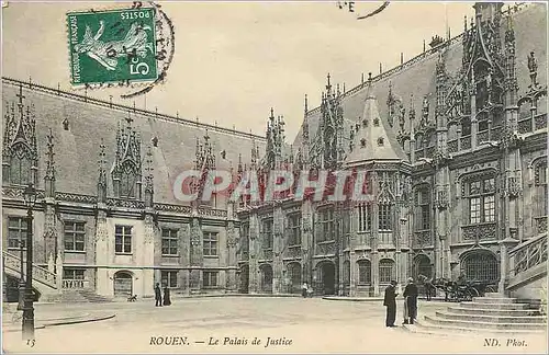 Cartes postales Rouen - Le Palais de Justice