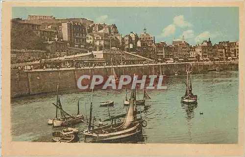 Ansichtskarte AK Le Treport - Avant Port et Quai Fran�ois 1er Baetaux