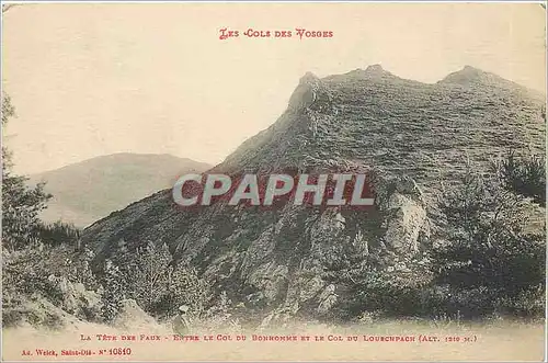 Ansichtskarte AK La Tete des Faux - Entre le Col du Bonhomme et le Col du Louschpach