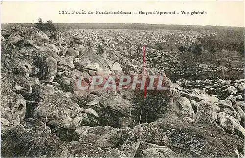 Cartes postales Foret de Fontainebleau - Garges d'Aprement