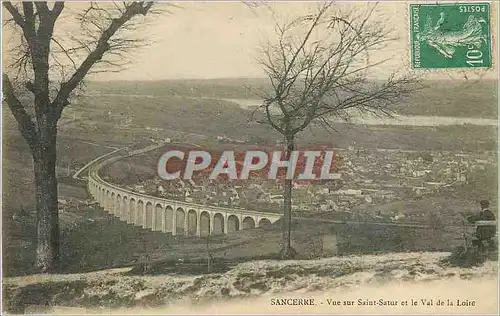 Ansichtskarte AK Sancerre - vue sue Saint-Satur et le Val de la Loire