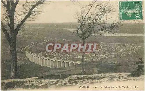 Cartes postales Sancerre - vue sue Saint-Satur et le Val de la Loire