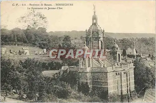 Cartes postales Bonsecours - Le Monument de Jeanne d'Arc