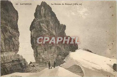 Ansichtskarte AK Gavarnie La Breche de Roland