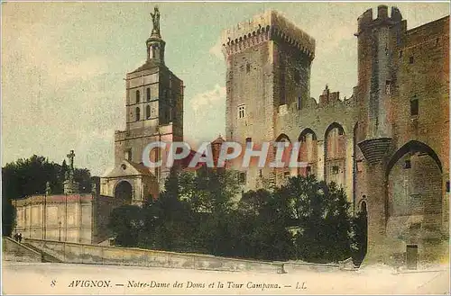 Cartes postales Avignon N. D. des Doms et la Tour Campana