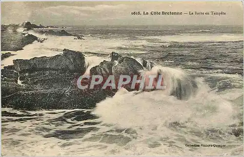 Cartes postales La Cote Bretonne La Barre en Tempete