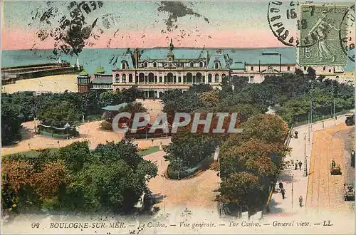 Cartes postales Boulogne sur mer Le Casino Vue generale