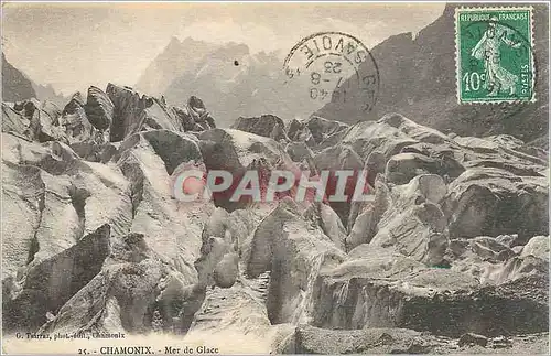 Cartes postales Chamonix Mer de Glace