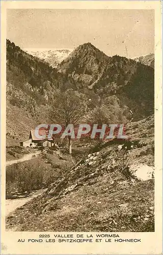 Cartes postales Vallee de la Wormsa au fond les Spitzkoepfe et le Hohneck