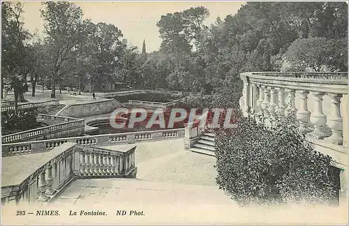 Cartes postales Nimes La Fontaine