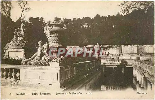 Cartes postales Nimes Bains Romains - Jardin de La Fontaine