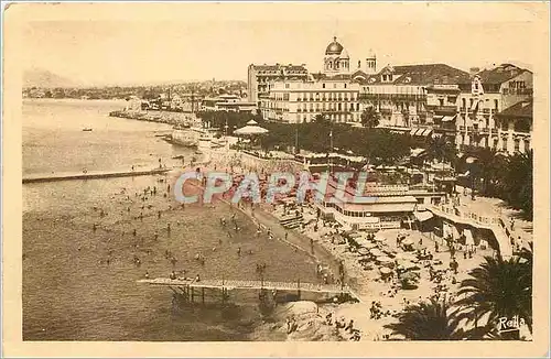 Ansichtskarte AK Saint-Raphael - Vue Generale sur la Plage et la Terrasse des Bains