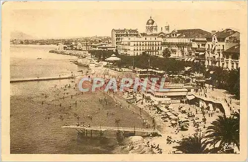Cartes postales Saint-Raphael - Vue Generale sur la Plage et la Terrasse des Bains