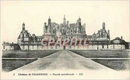 Ansichtskarte AK Ch�teau de Chambord - Fa�ade Orientale