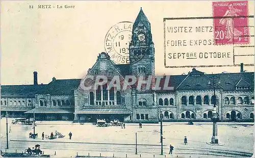 Cartes postales Metz la Gare