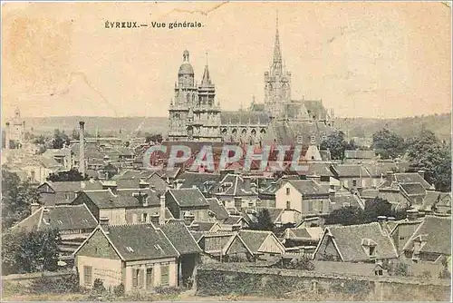 Cartes postales Evreux Vue Generale