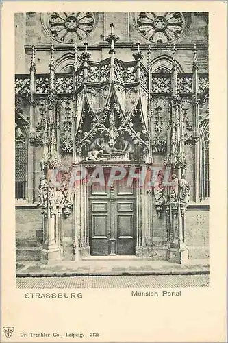 Cartes postales Strassburg Munster Portal