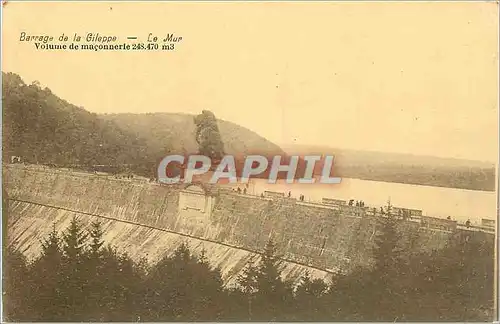 Ansichtskarte AK Barrage de la Gileppa - Le Mur