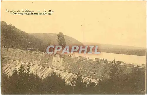 Cartes postales Barrage de la Gileppa - Le Mur