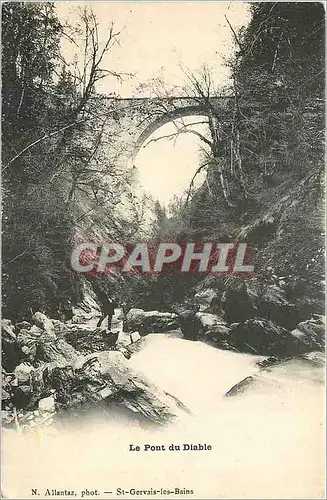 Cartes postales Le Pont du Diable - St-Gervais-les-Bains