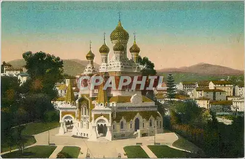 Ansichtskarte AK Nice La Cathedrale Russe Russie Russia