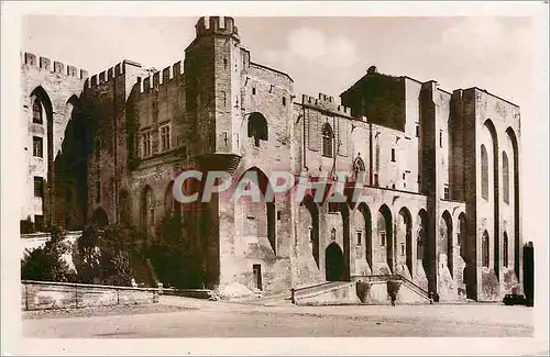 Ansichtskarte AK Avignon Fa�ade du Palais des Papes