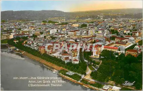 Cartes postales Vichy Les Quais de L'Allier - L'Etablissement Thermal