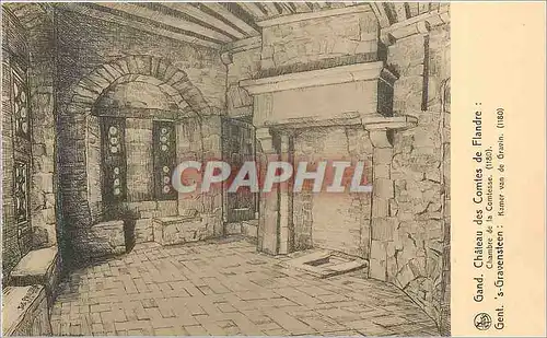 Cartes postales Ch�teau des Comtes de Flandre:  Chambre de la Comtesse