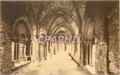 Cartes postales Gand - Ruines de l'Abbaye de Saint-Bavon  Cloitre cote Est � gauche l'entree de la salle capitu