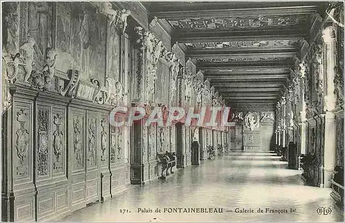 Ansichtskarte AK Palais de Fontainebleau - Galerie de Fran�ois 1er