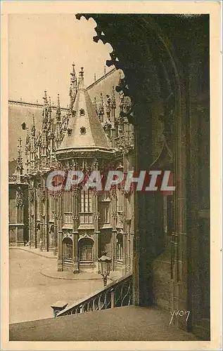 Cartes postales Rouen Detail du Palais de Justice