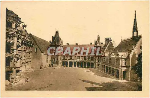 Cartes postales Blois Le Ch�teau - Aile Fran�ois 1er - Aile Louis XII et la Chapelle