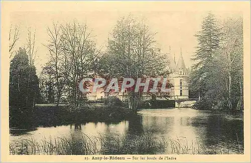 Cartes postales Azay-le-Rideau - Sur les Bords de L'Indre