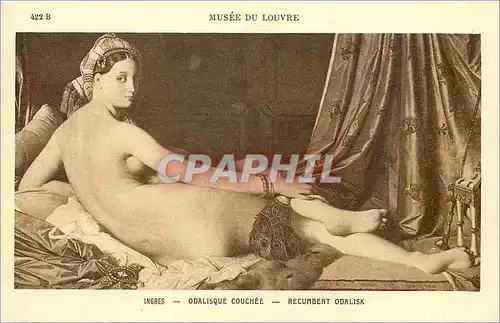 Ansichtskarte AK Ingres - Odalisque couchee