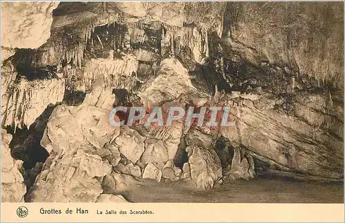 Cartes postales Grotte de Han la salle des scarabees