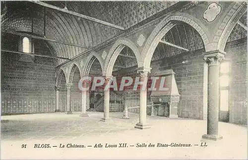 Cartes postales Blois le ch�teau aile Louis XII