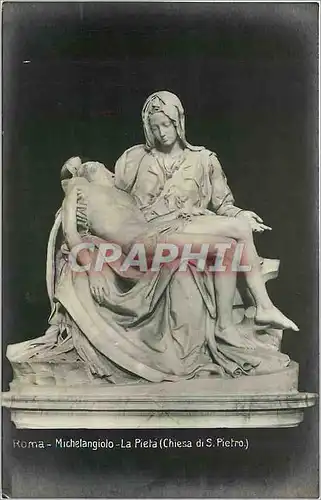 Ansichtskarte AK Roma Michelangiolo la Pieta Chiesa di S. Pietro