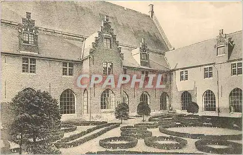 Ansichtskarte AK Gand Musee d'Archeologie dans l'Abbaye de la Sainte Vierge dans la Byloke jardin Renaissance Clo