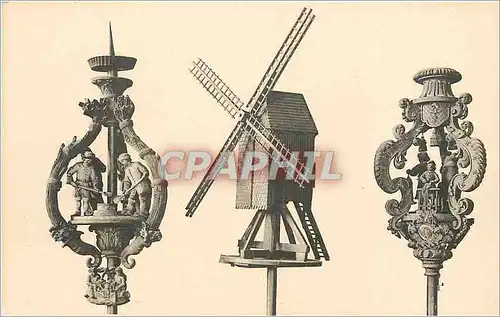 Cartes postales Gand Musee d'Archeologie torcheres de la corporation des mesureurs de grains de celle des meunie