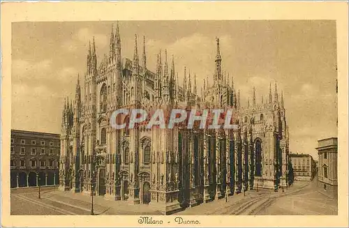 Cartes postales Milano le Dome