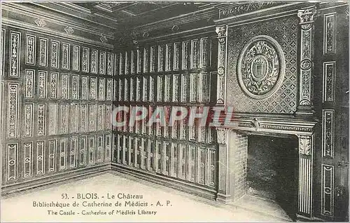 Cartes postales Blois le Ch�teau bibliotheque de Catherine de Medicis
