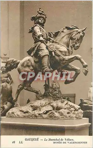 Cartes postales gauquie le marechal Villars musee de Valenciennes