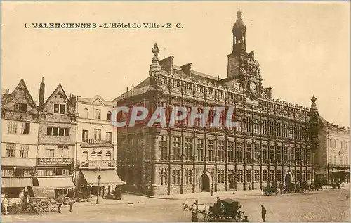 Cartes postales Valenciennes l'hotel de ville