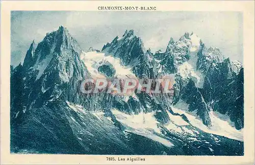 Cartes postales Chamonix Mont Blanc les aiguilles