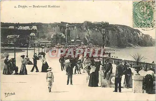 Cartes postales Dieppe Boulevard Maritime