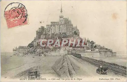 Cartes postales Mont Saint-Michel cofe dud vue prise de la digue